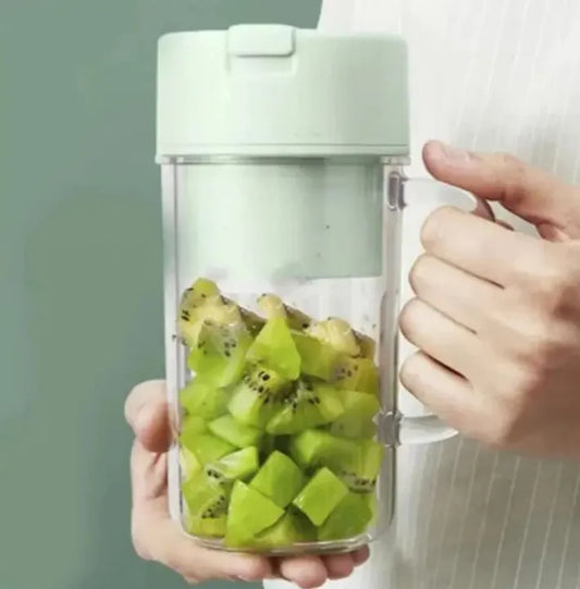 Professional Mini Juicer – Portable Blender & Smoothie Maker with Built-In Straw | Compact Fruit Extractor for Travel & Home Use